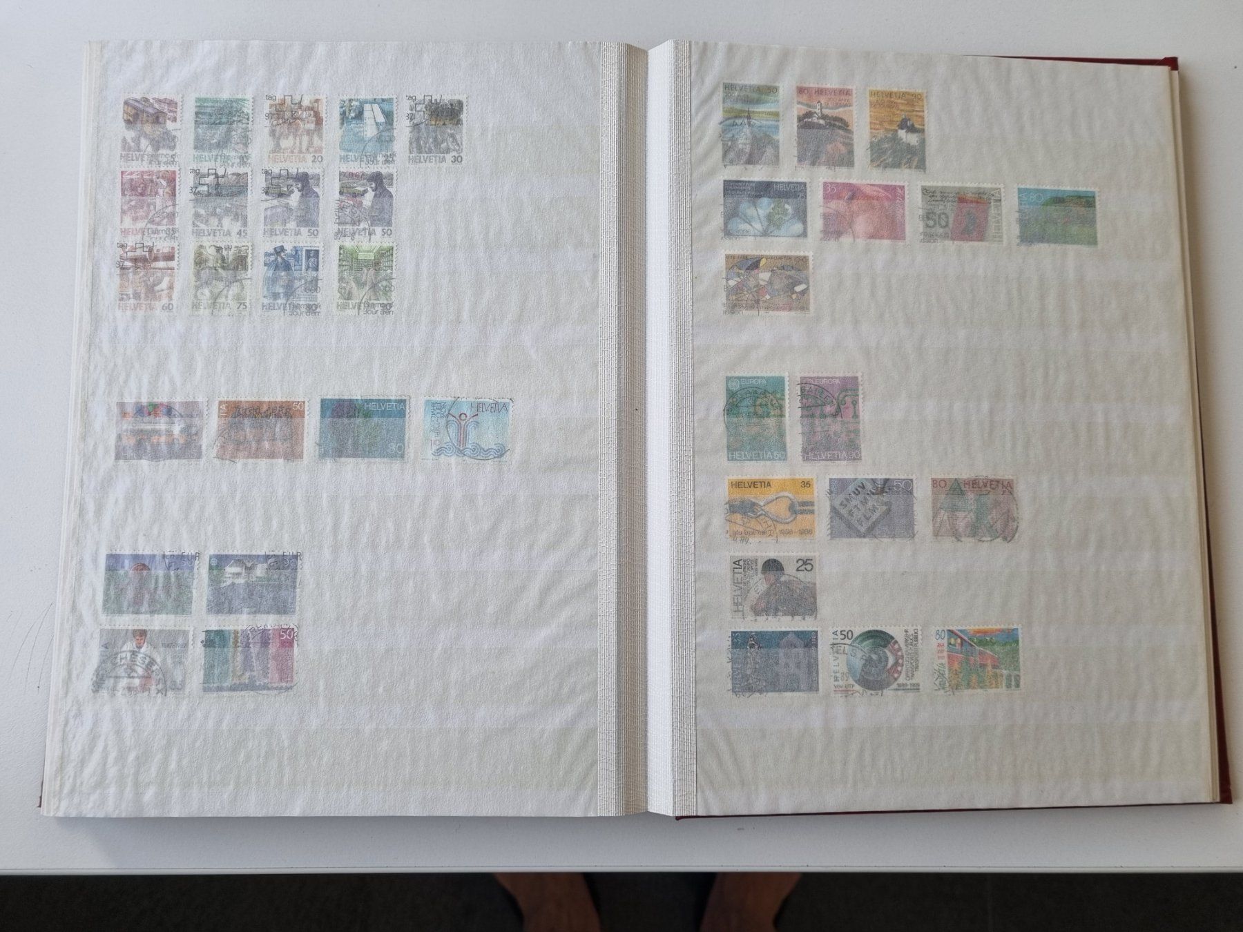 Album: 2 Briefmarkenalbum Schweiz gestempelt – Usato da Aarau venduto da Rkoenitzer 2