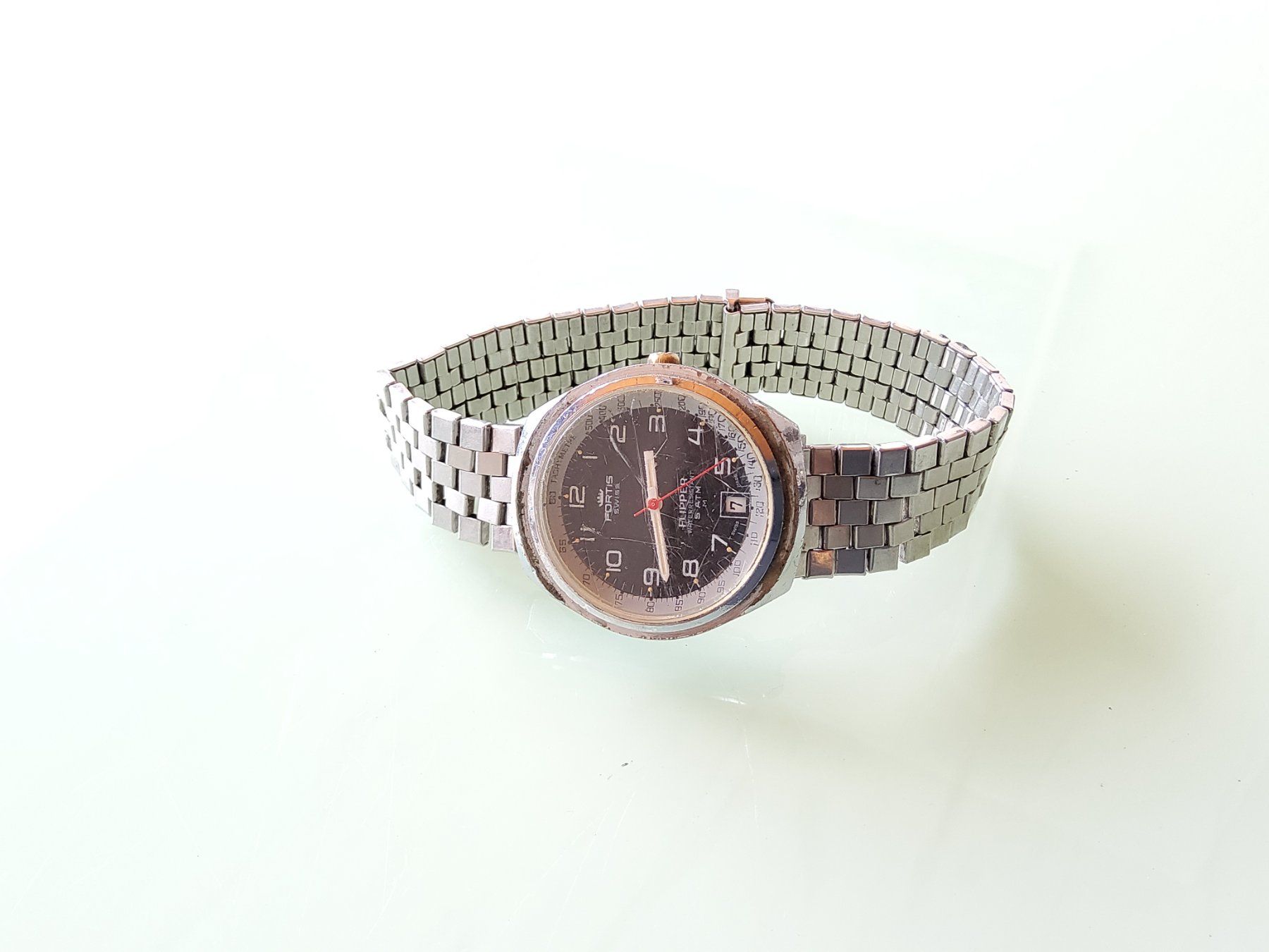 Uhren: Montre bracelet Fortis Flipper  – Gebraucht aus Malleray von Broc-Mo
