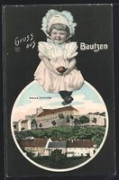 Grusskarten-AK Bautzen, Schloss Ortenbur