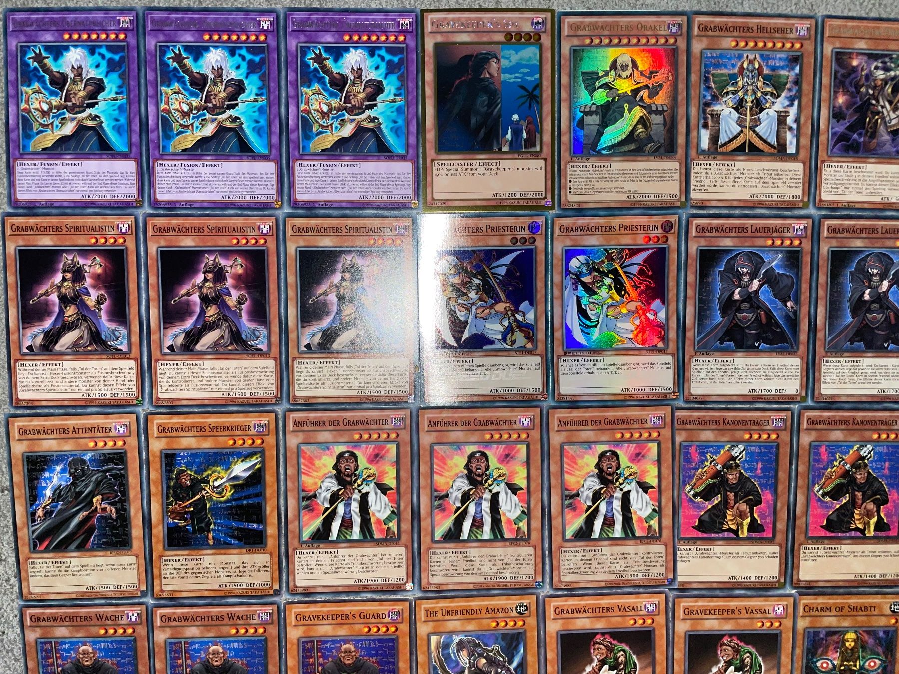 Yugioh Carte collezionabili: YuGiOh Grabwächter Deck | 60 Karten – Nuovo (secondo la descrizione) da Altstätten SG venduto da ChangeMaker 1