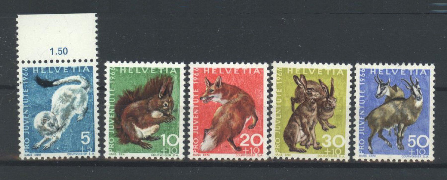 Alle Briefmarken: 1966, Pro Juventute ** – Neu (gemäss Beschreibung) aus Willisau von Vollstempel
