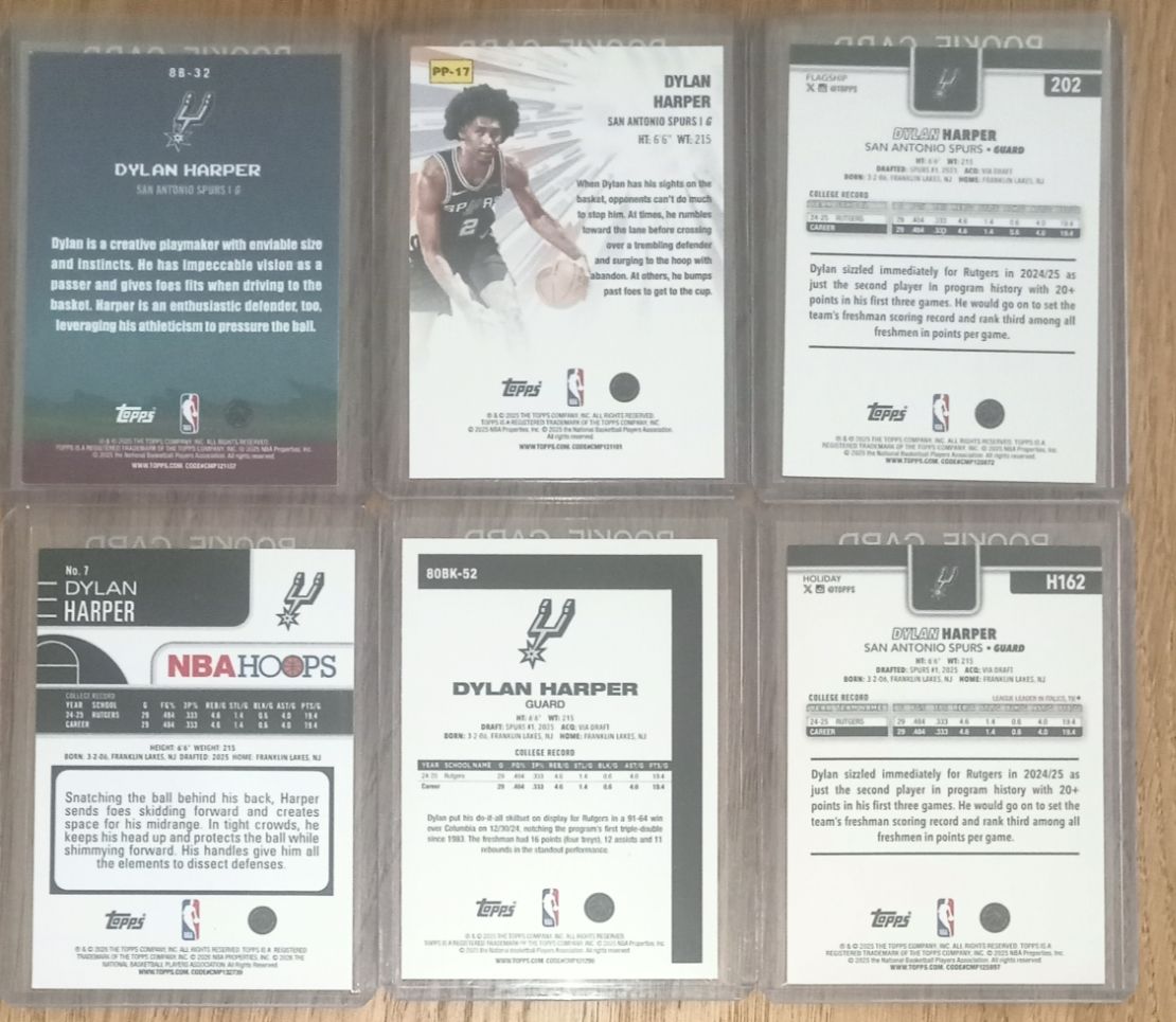 Karten: Dylan Harper Rookie cards lot NBA  – Neu (gemäss Beschreibung) aus Vallorbe von ant_75wx 1