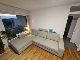 3er Sofa mit Récamiere