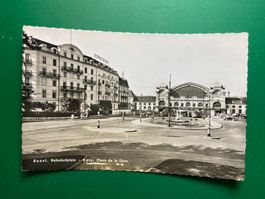 Basel - Bahnhofplatz - Stempel Rheinsporttage 1954