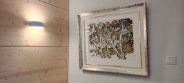 Sternsinger Alois Carigiet Lithographie neu gerahmt