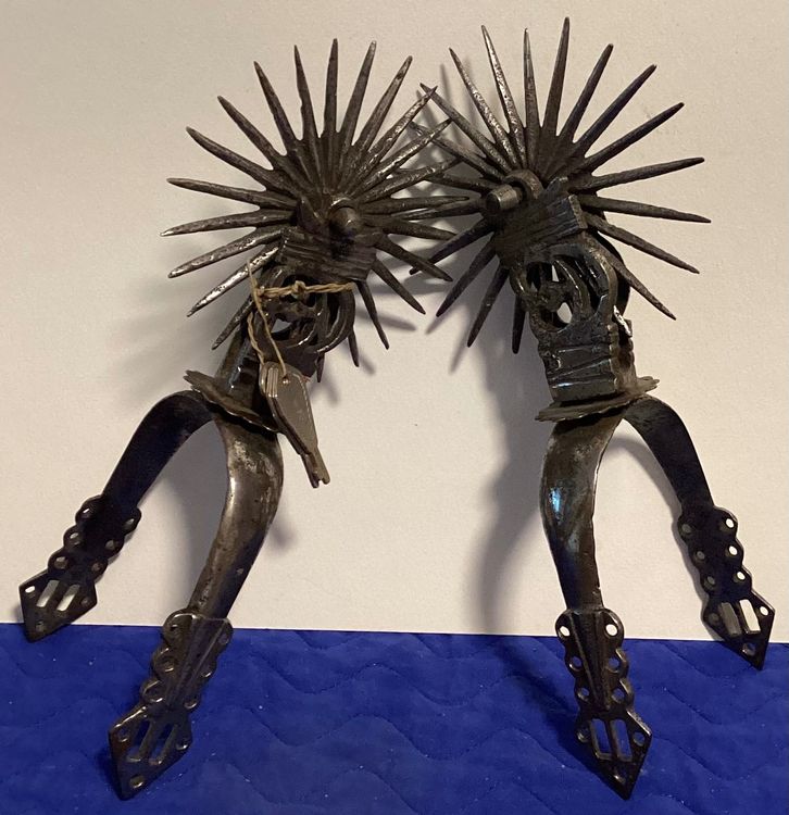 Equine Smile SuperSpur Radsporen - Sanfte Hilfengebung, Edelstahl, Mit Gummiüberzug