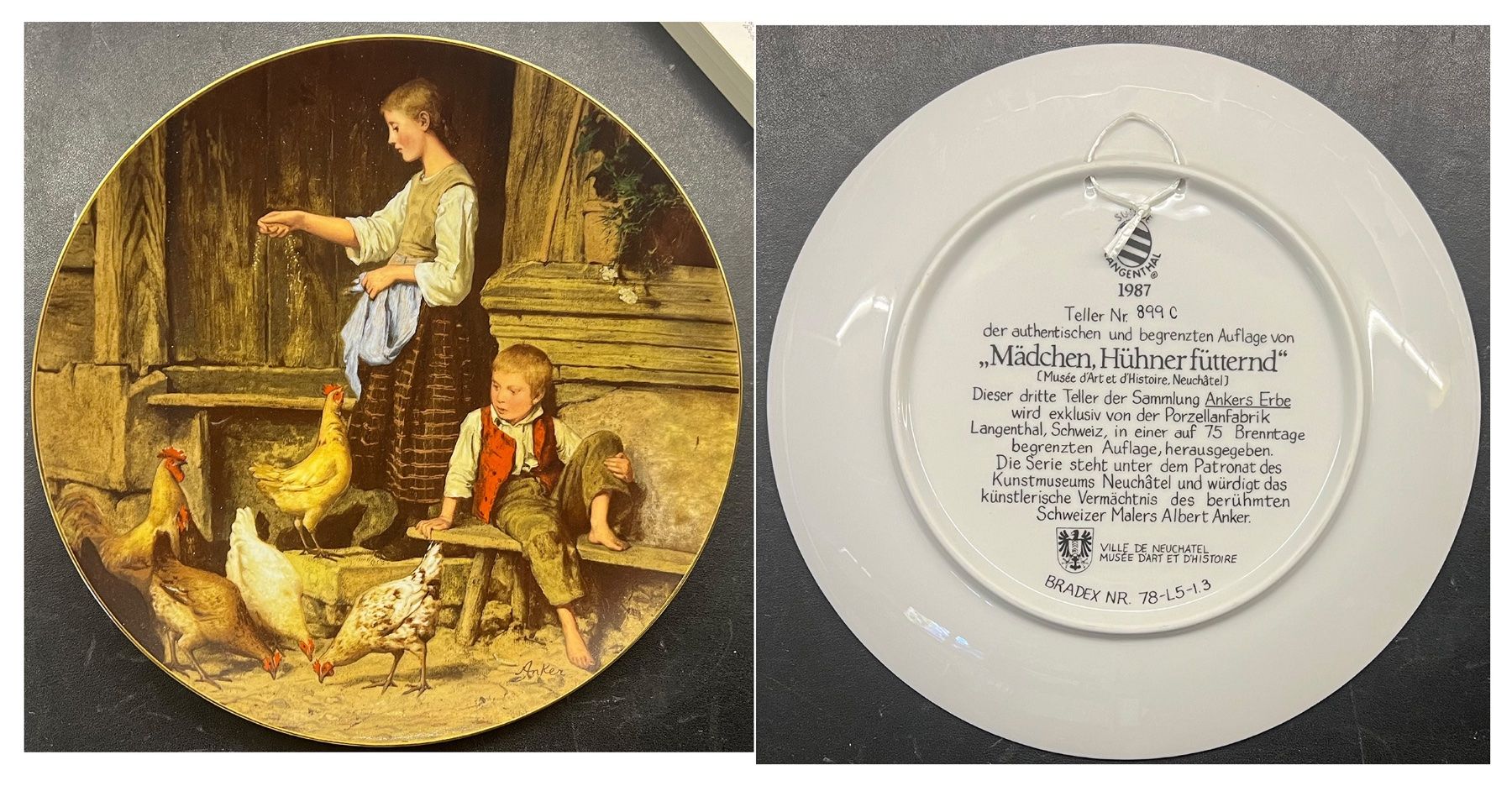 Piatti: 8 Anker Teller. Langenthal. Porzellan – Nuovo e nell'imballaggio originale da Zumikon venduto da tesoro8853 6
