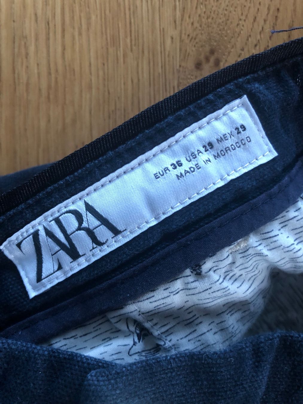 Pantaloni: ZARA BERMUDAS blau S – Usato da Wattwil venduto da jopara 1