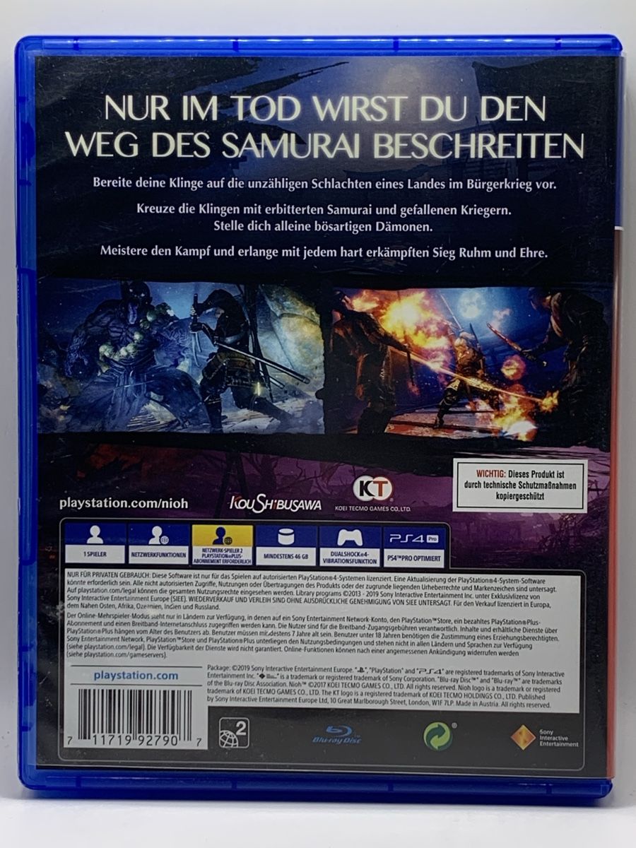 Sony Giochi: Nioh - PS4 - USK 16 – Usato da Ostermundigen venduto da RG-Collector 1