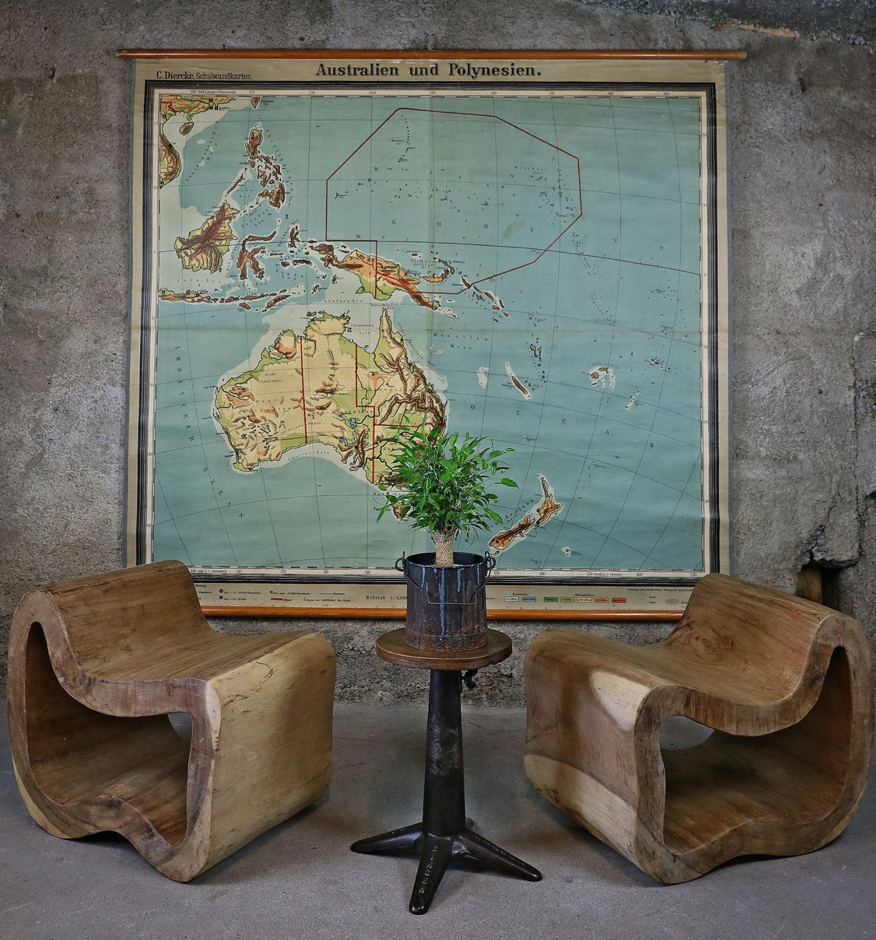 Sgabelli: Paar Indonesische "Loop Lounge Chairs" / Hocker – Usato da Birrwil venduto da brandschatz_birrwil 5