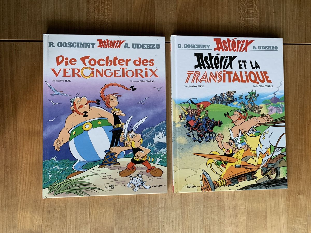 Fumetti: Asterix Comic: Die Tochter des Vercingetorix + Transitalique – Nuovo (secondo la descrizione) da Aarwangen venduto da ChristineHoKa