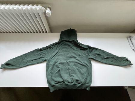8MI Rue Porter Blank Hoodie – Washed Green – Top Zustand
