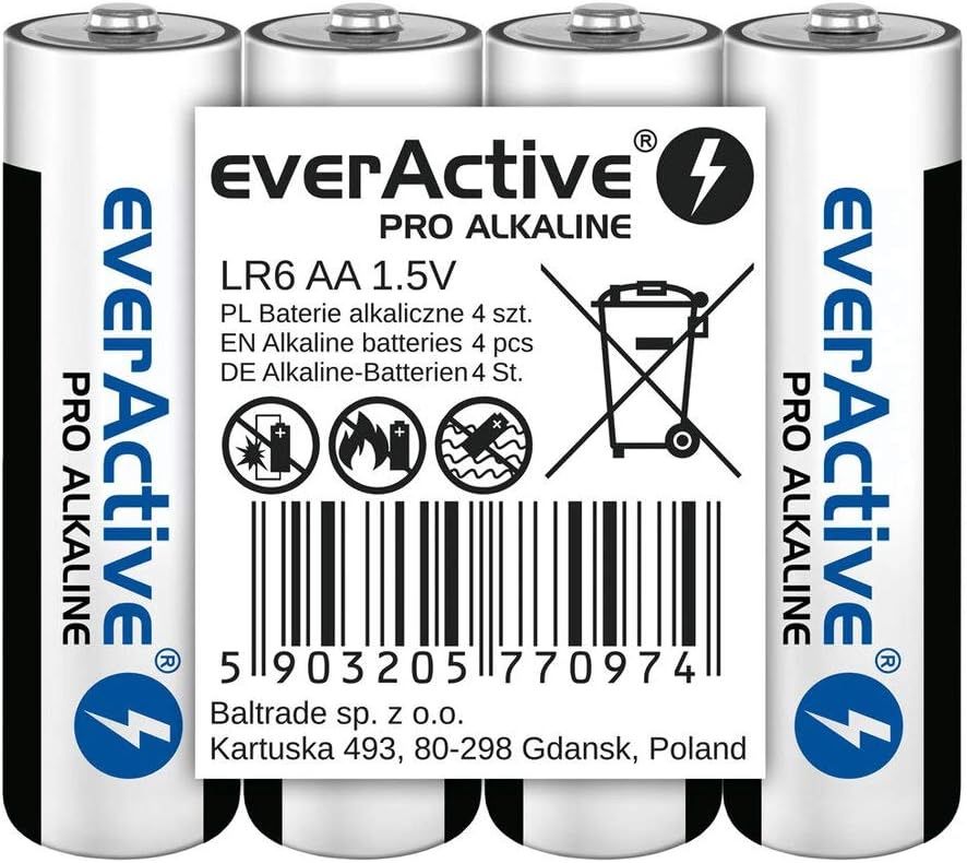 Akkus & Batterien: everActive AA Batterien 40er Pack, Pro Alkaline, Mignon LR6 – Neu und originalverpackt aus Bülach von StoreInShop.com 4