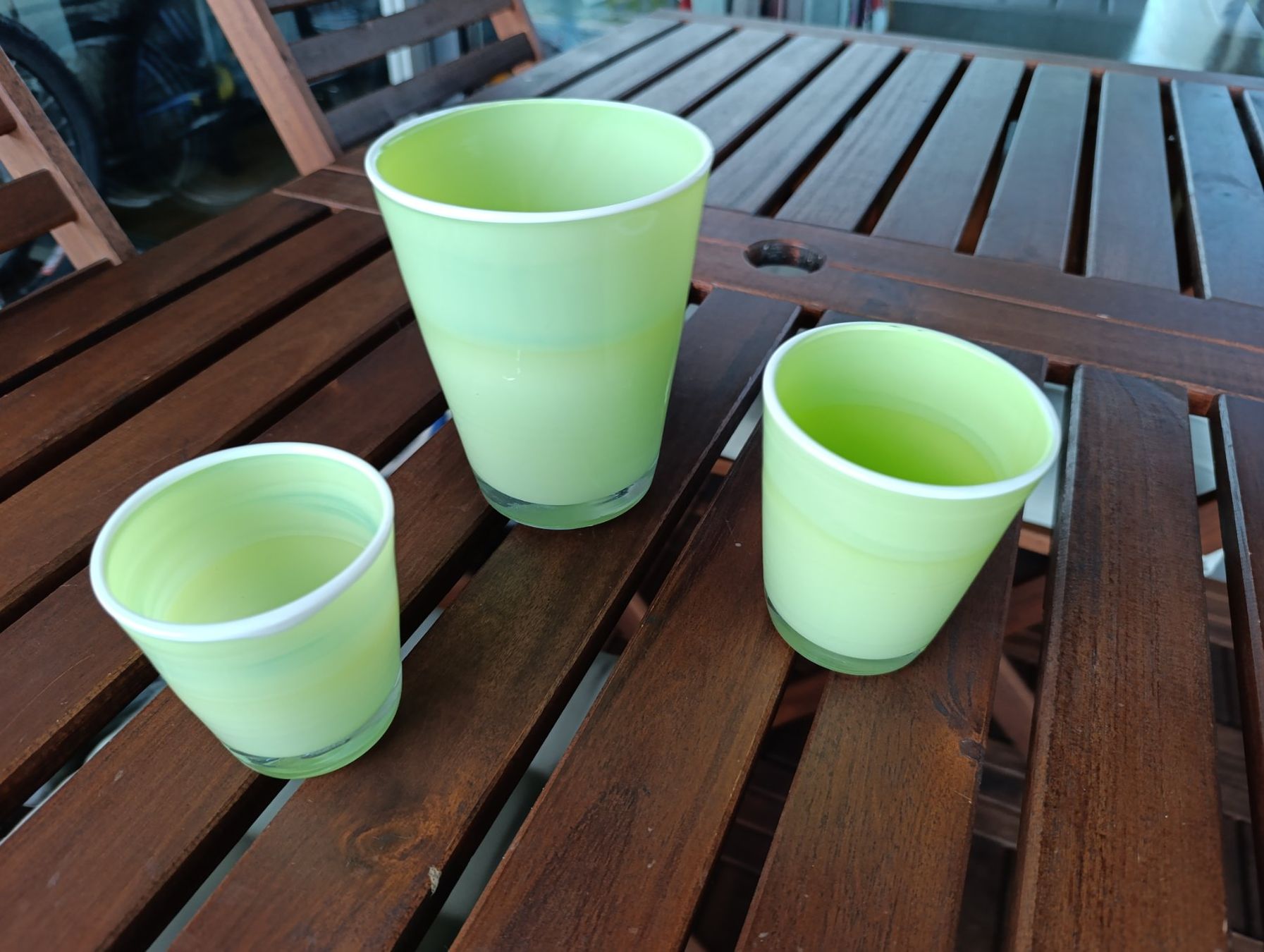 Vasi per fiori: Blumentopf Glass 3 Stück – Nuovo (secondo la descrizione) da Zürich venduto da ShadowVorlon