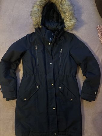 DunkelblauerWintermantel Vero Moda  M mit Kapuze warm gefüt