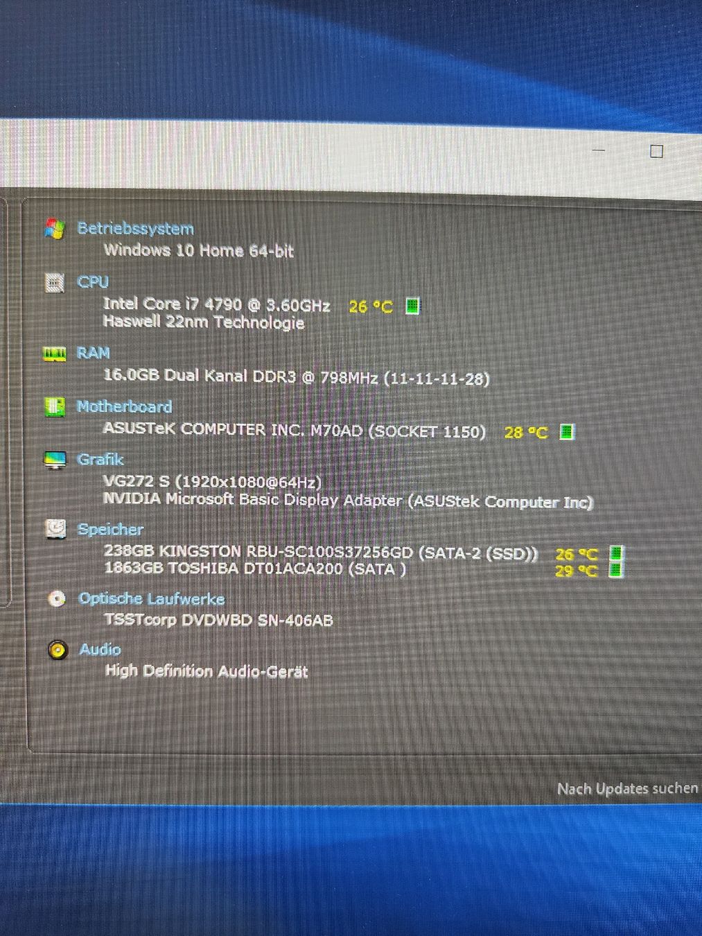 Asus PCs: ASUS PC | Intel i7-4790 | 16GB RAM | SSD + HDD | GeForce – Gebraucht aus Utzenstorf von AMM_2018 4