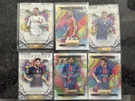 6 Topps Inception Fussball Sammelkarten Set neuwertig