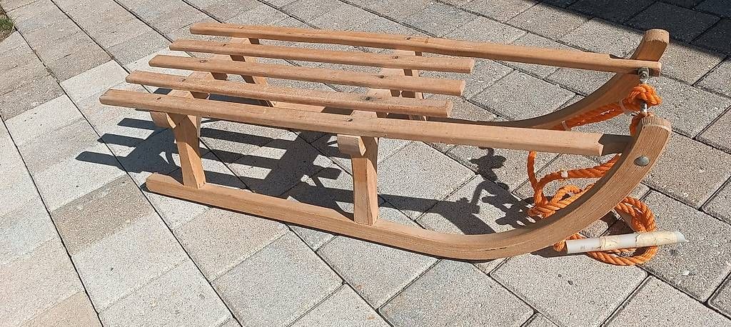 Slitta: Luge 2 places en hêtre – Usato da Suchy venduto da lny_ct55 1