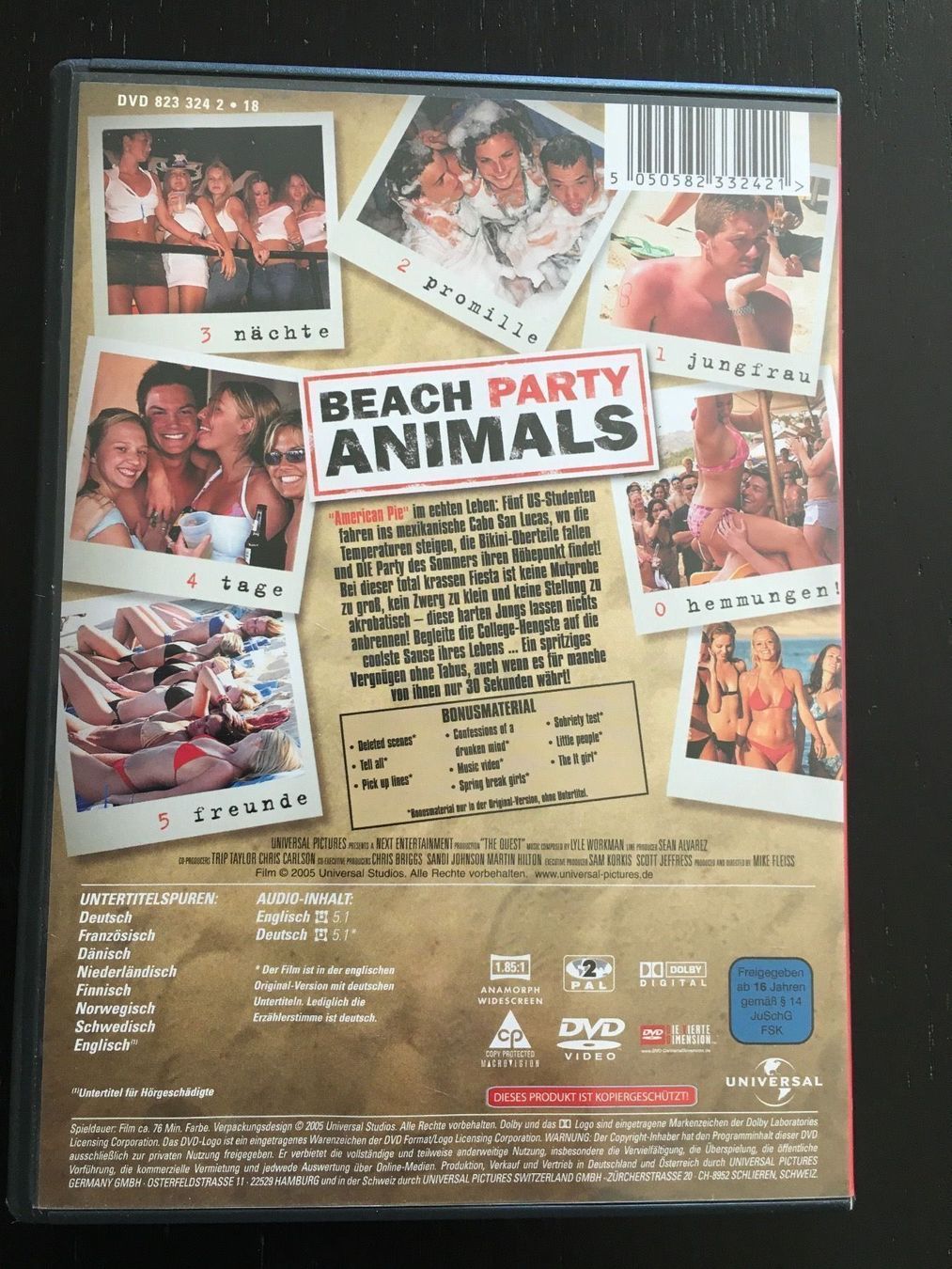 Tutti i DVDs: DVD Beach Party Animals – Usato da Regensdorf venduto da scheissspiel 1