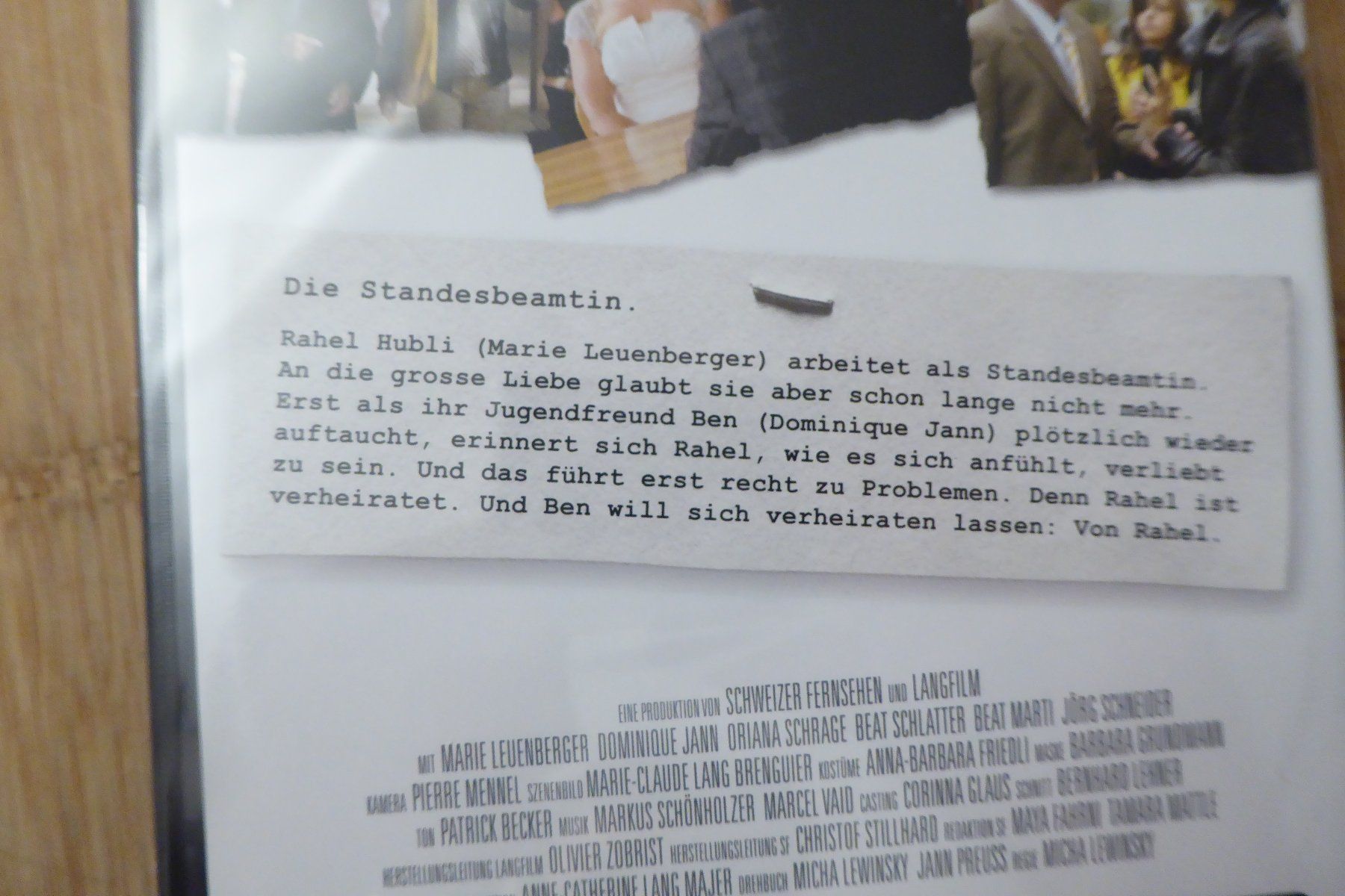 Tutti i DVDs: DVD OVP Die Standesbeamtin – Nuovo e nell'imballaggio originale da Allschwil venduto da Summelsarium 2