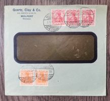 TR87 Enveloppe + Timbre Allemagne 1921