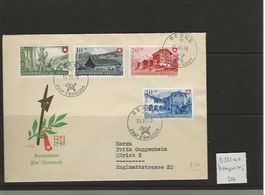 timbre enveloppe FDC B38-B41 en français SBK 250.--