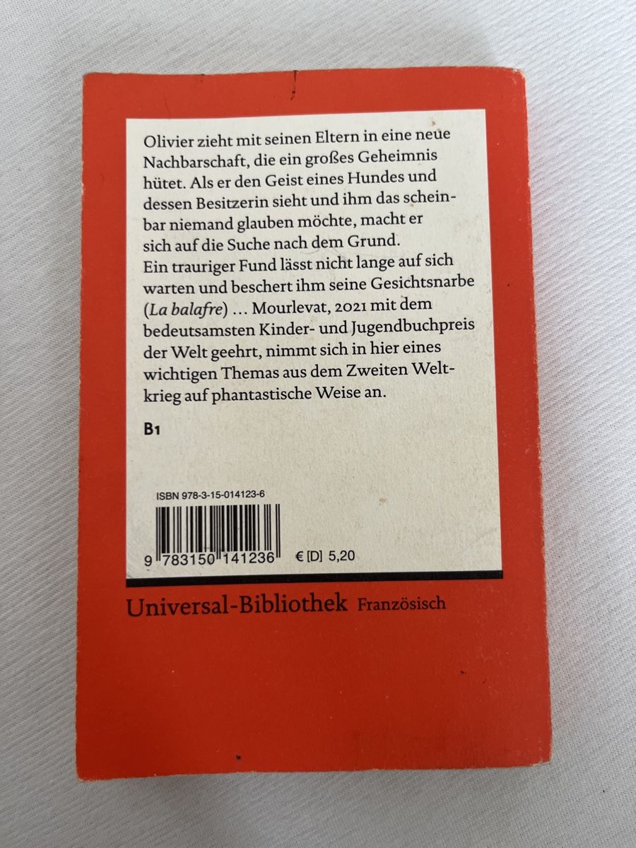 Libri: La balafre Jean-Claude Mourlevat – Usato da Bottmingen venduto da vera_am 1
