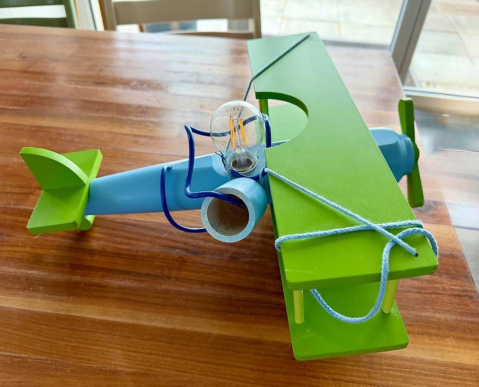 Lampadari & plafoniere: Kinderlampe Flugzeug  Deckenlampe / Hängelampe – Usato da Amden venduto da rah_5t5n 1