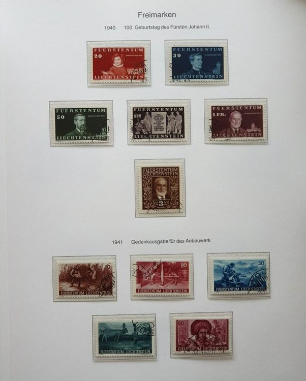 Tutti i francobolli: Sorgfältige SLG.; u.a in 2-MüllerAlben, von 1917-2000; ET-Ꙩ – Usato da Zuchwil venduto da hoeppi2010 4