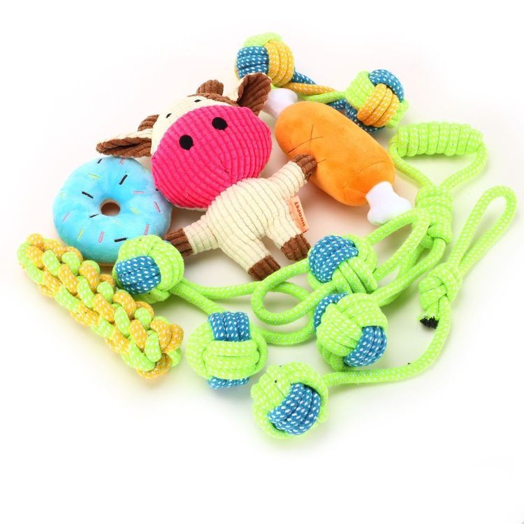 Hunde Kuscheltier Hundespielzeug Quietsch-Plüschti Produktbild-Vorschau 7