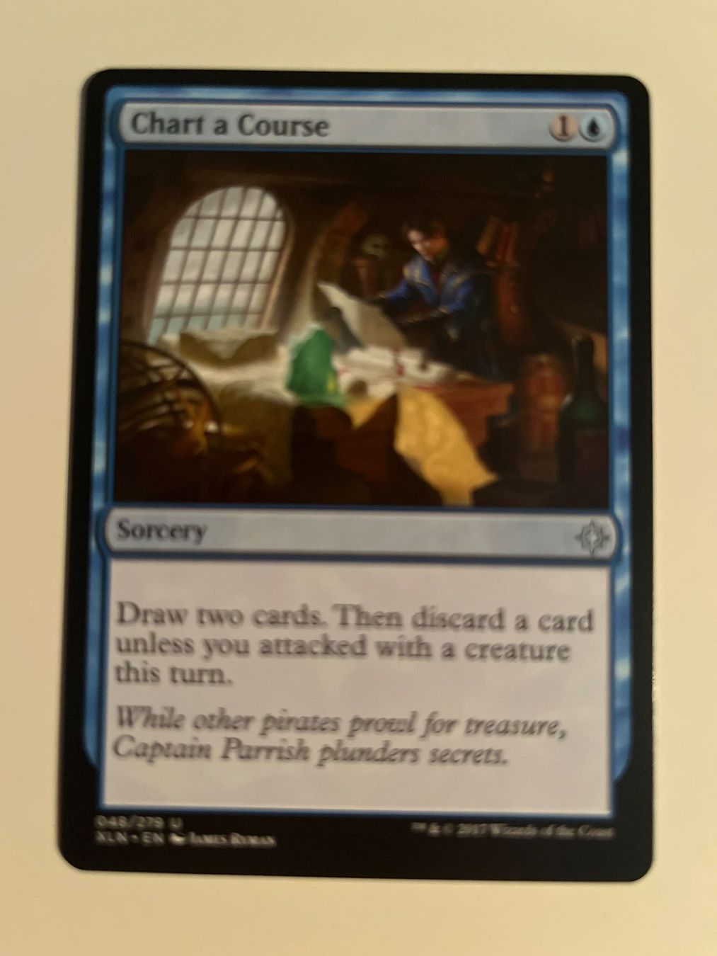 Magic The Gathering Carte collezionabili: 1 x Chart a Course - Magic: The Gathering - MtG – Usato da Kriens venduto da Shadi1980