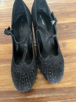 Damenschuhe schwarz Grösse 38 mit Strass von Graceland