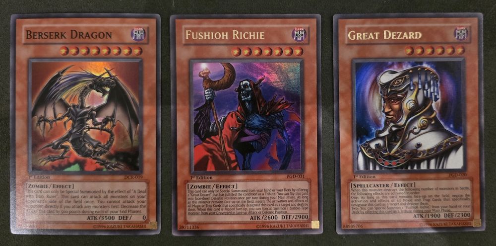 Yu-Gi-Oh! 1.Edition PGD/DCR Fushioh Ritchie Zombie-SET OG NM (Gebraucht ...