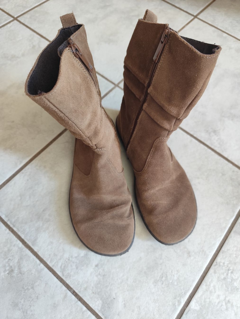 Damenschuhe: Barfusschuhe von Groundies, Leder – Gebraucht aus Hittnau von Britta06