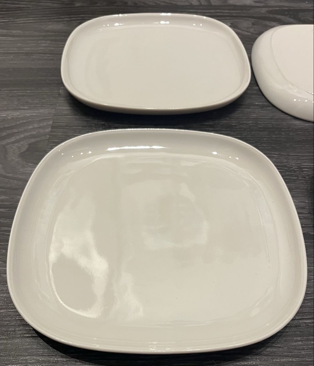 Piatti: Langenthal Teller Set, weiss, 18x18cm - unbenutzt – Nuovo (secondo la descrizione) da Egg b. Zürich venduto da Paman1999 1
