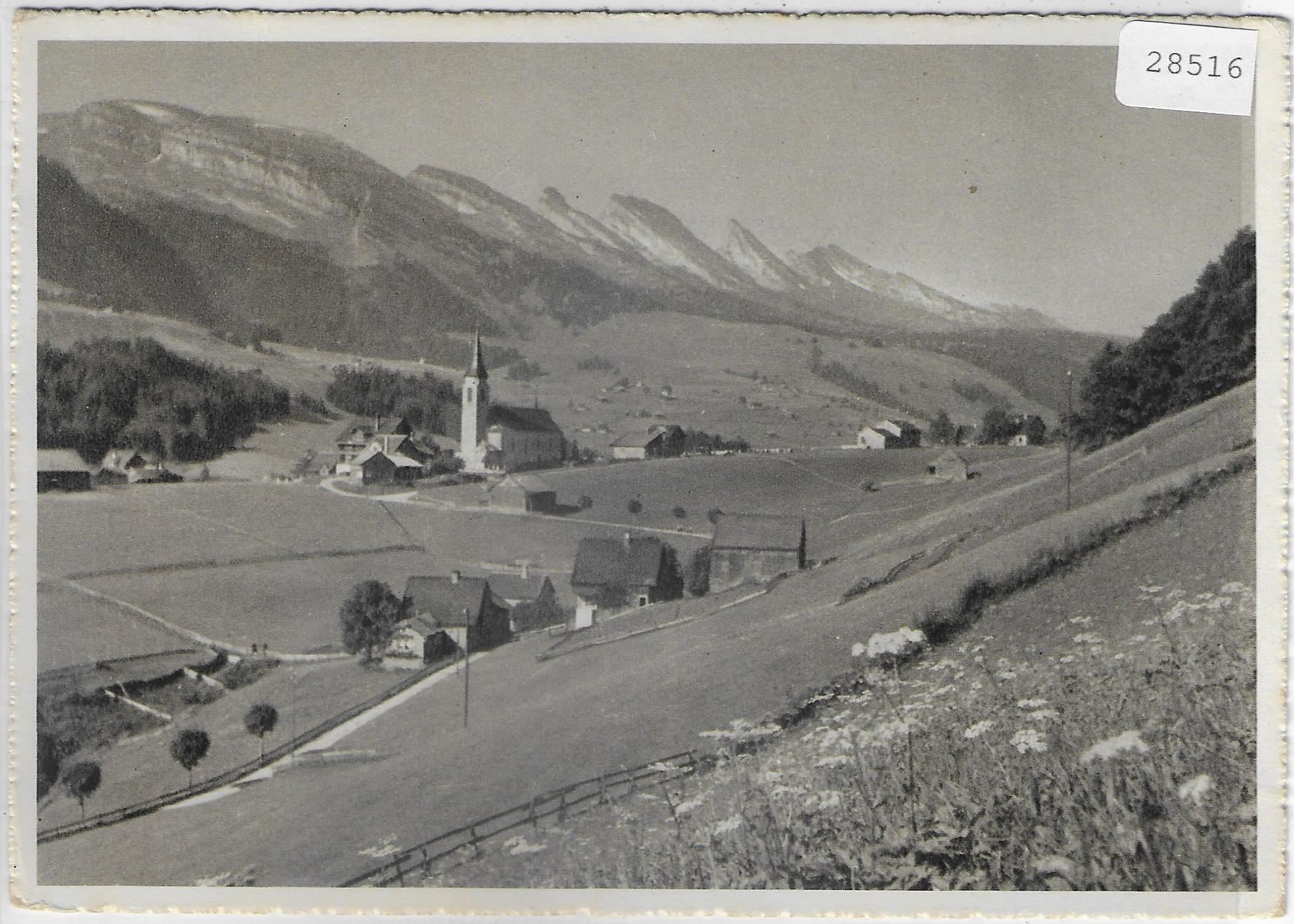 Cartoline postali: Wildhaus mit Churfirsten – Usato da Ettingen venduto da Kartenplanet