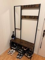 VASAGLE Garderobe / Kleiderständer mit Ablagen