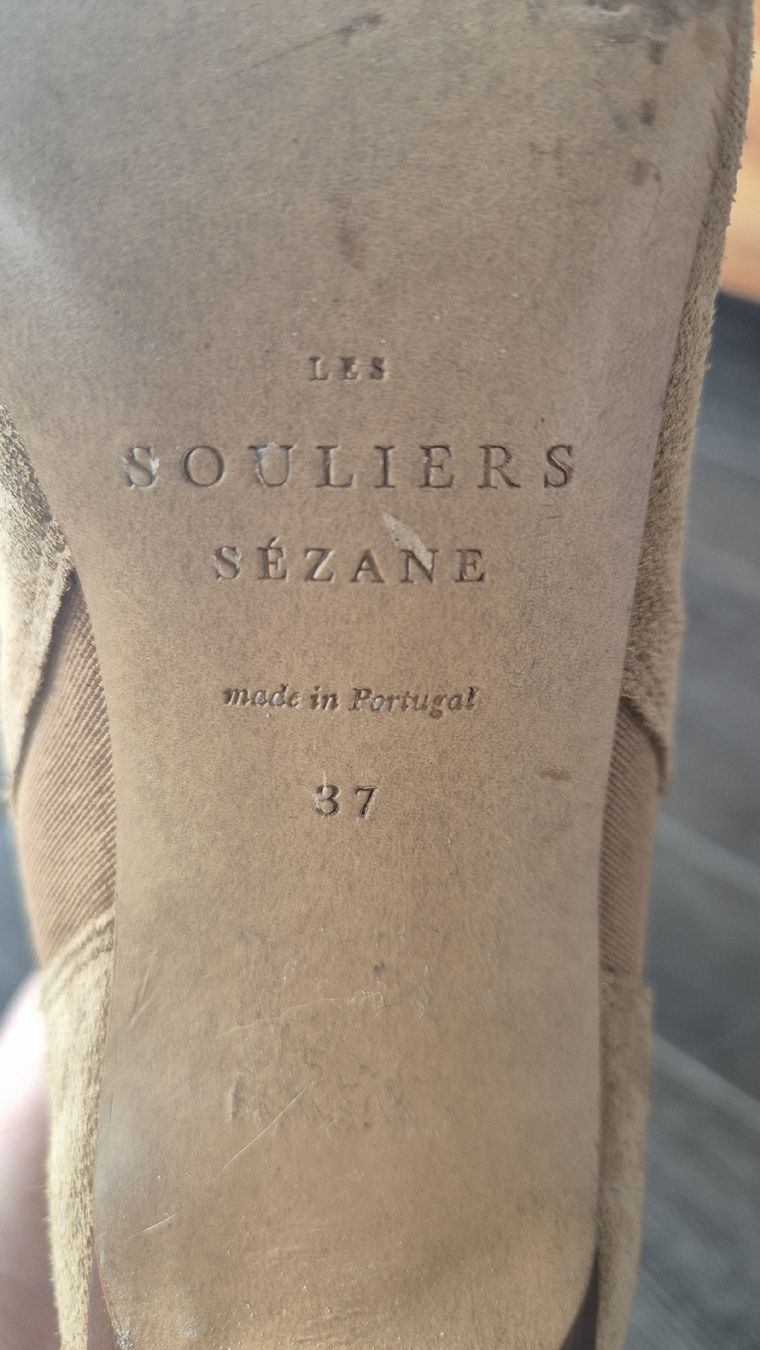 Sezane Scarpe da donna: Sézane Ankle Boots - Suede Leather - EU 37 – Usato da Wallisellen venduto da Camcha 3