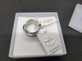 S.Oliver Damen Ring mit Swarovski Kristallen Größe 54/17