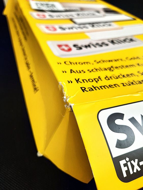 SWISSKLICK Nummerrahmen ca. 31,8 x 9,3 x 2,4 cm 10