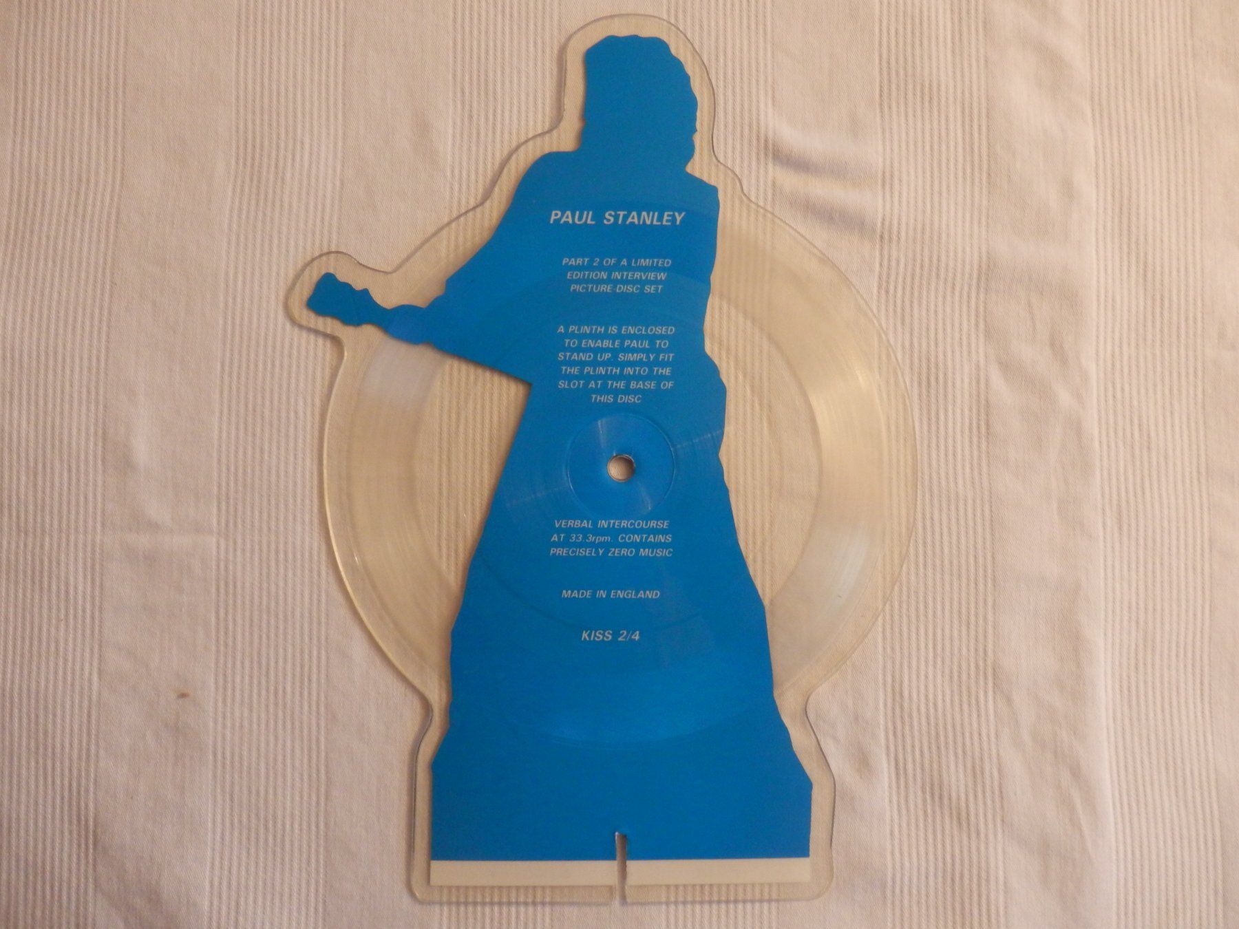 Dischi in vinile: Set de 4 Vinyle Shape de KISS – Usato da Hauterive NE venduto da Davidsonson 4