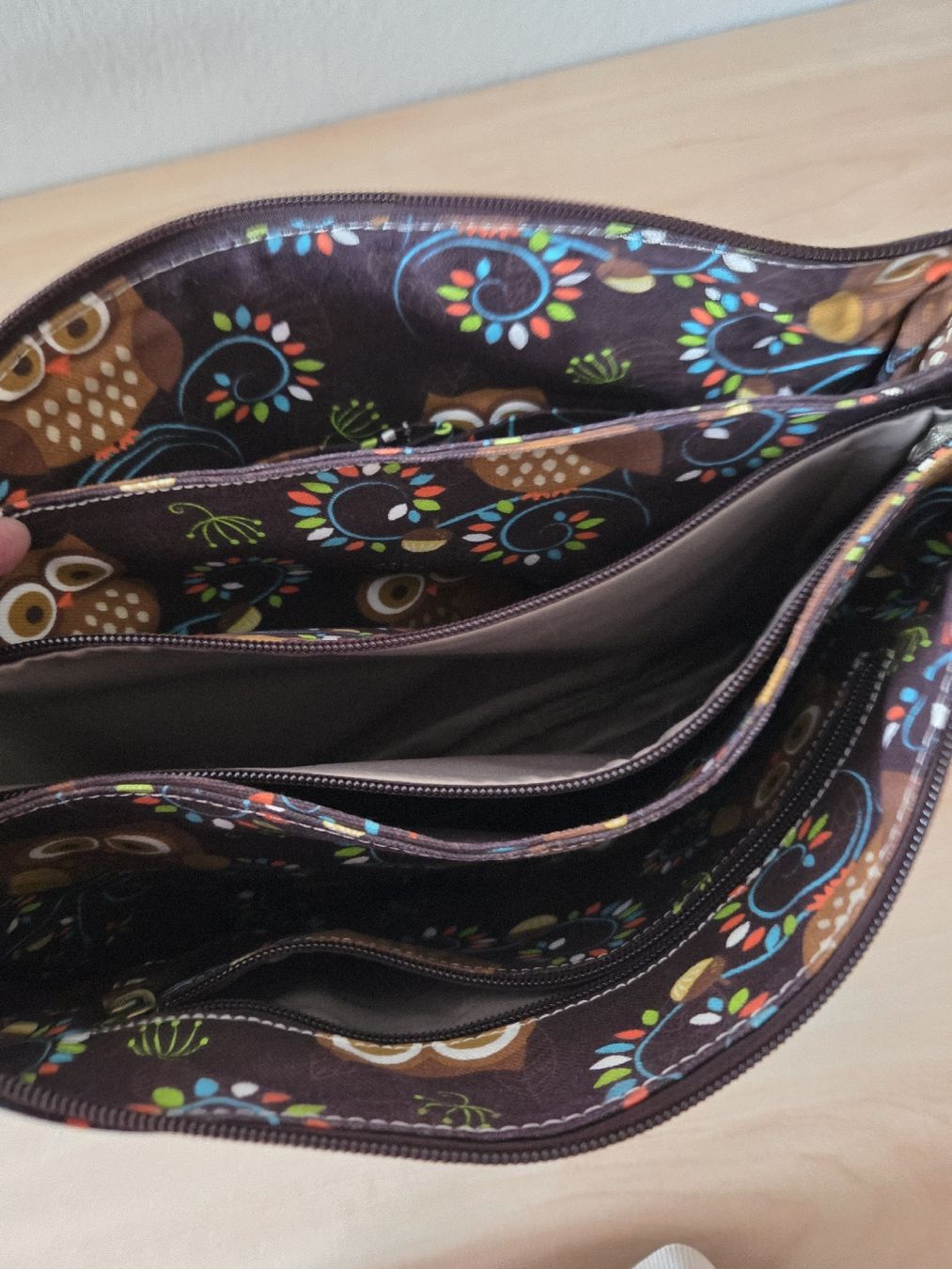 Tulip Borse da donna: Tasche Marke Tulip im Eulen Design  – Usato da Winterthur venduto da katzen07 6