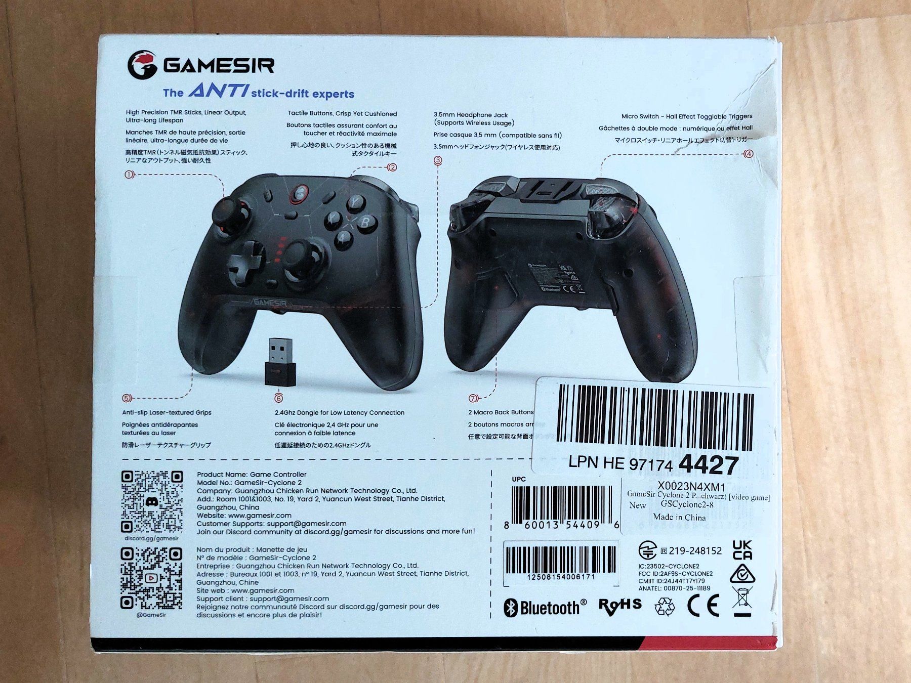 Sistema di controllo: GAMESIR Cyclone 2 Multi-Platform Wireless Game Controller – Nuovo (secondo la descrizione) da Rickenbach ZH venduto da Pabag 1