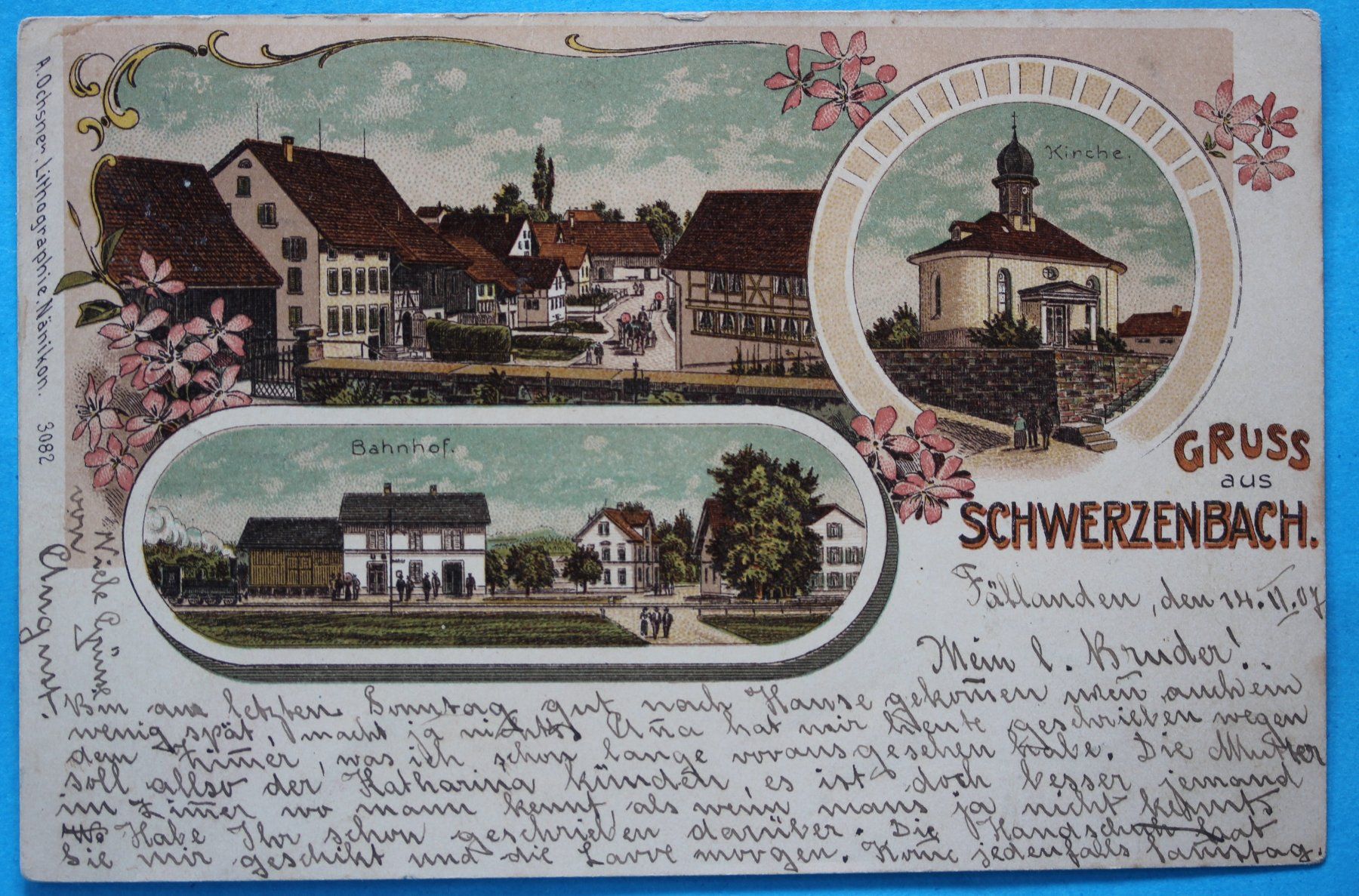 Ansichtskarten: SCHWERZENBACH LITHO AK – Gebraucht aus Lotzwil von pirolh
