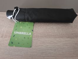 Regenschirm schwarz faltbar Durchmesser 96 cm neu