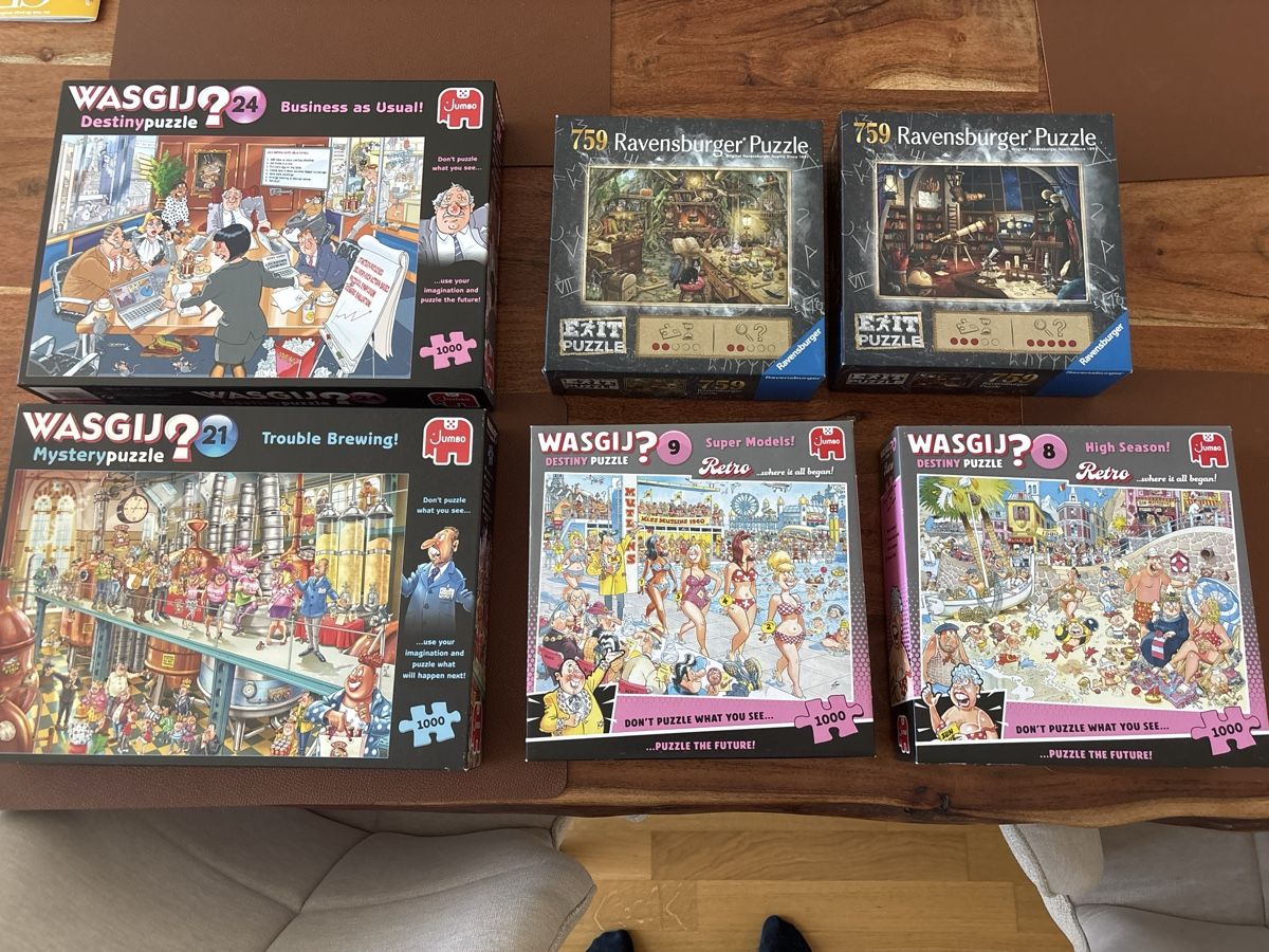 Wasgij Puzzle: 6 Puzzle, wie neu – Nuovo (secondo la descrizione) da Winkel venduto da Chibi88_ZH8497
