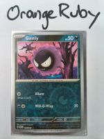 Ghastly 055/091 REVERSE HOLO Paldean Fates PAF English