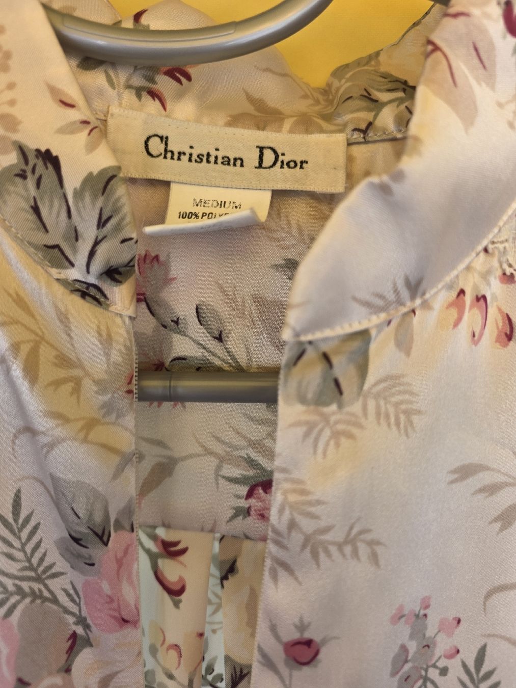 Dior Negligees & Pigiami: Christian Dior Nachthemd Blumenmuster Grösse M 100% Polyeste – Usato da Kriens venduto da Clevero 2