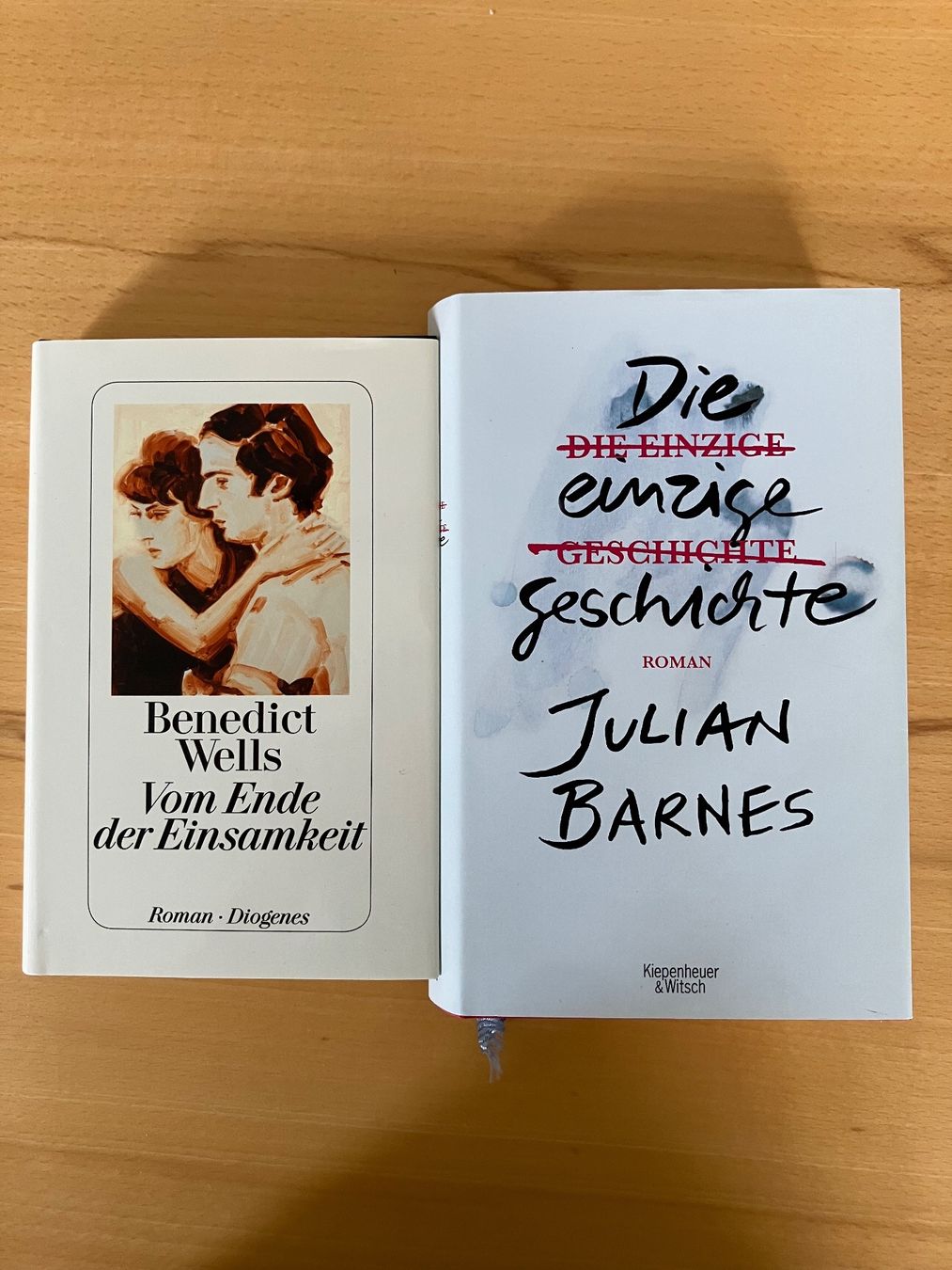 Libri: 2 Bücher: Benedict Wells, Julian Barnes – Usato da Winterthur venduto da Patipippilotta7