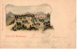 Gruss vom Bürgenstock 1900 mit UPU Frankatur